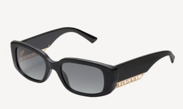 black rectangular sunglasses