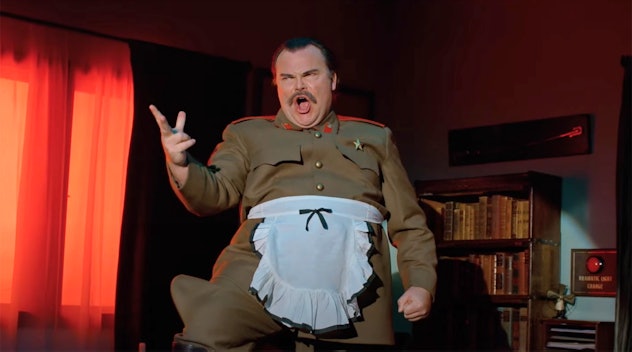 Jack Black as Stalin in 'History of the World: Part II'