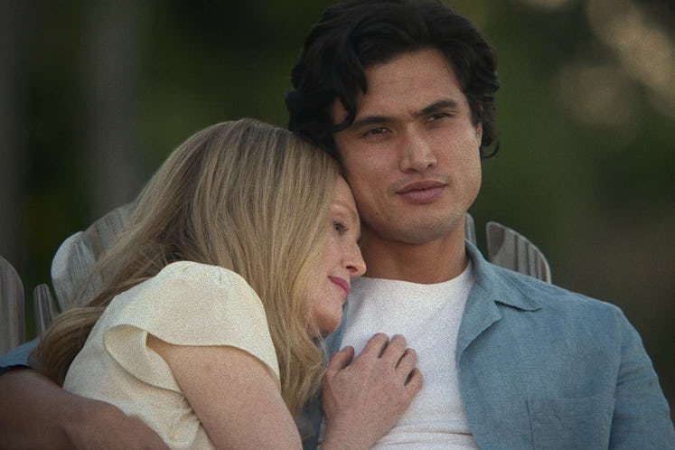 Julianne Moore and Charles Melton in May December