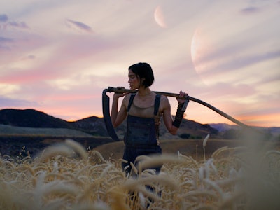 Sofia Boutella as Kora in Rebel Moon: A Child of Fire
