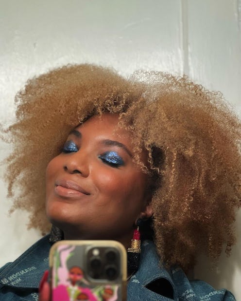 how to care for blonde curly hair