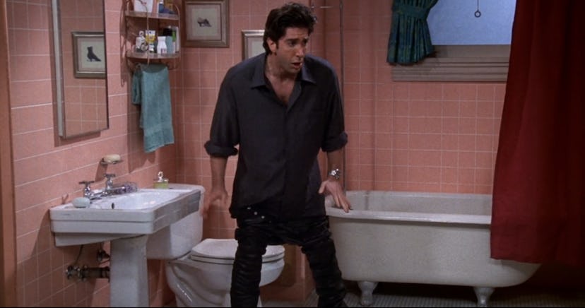 25 Years Ago, Ross On ‘Friends’ Got Taken Down… By Leather Pants