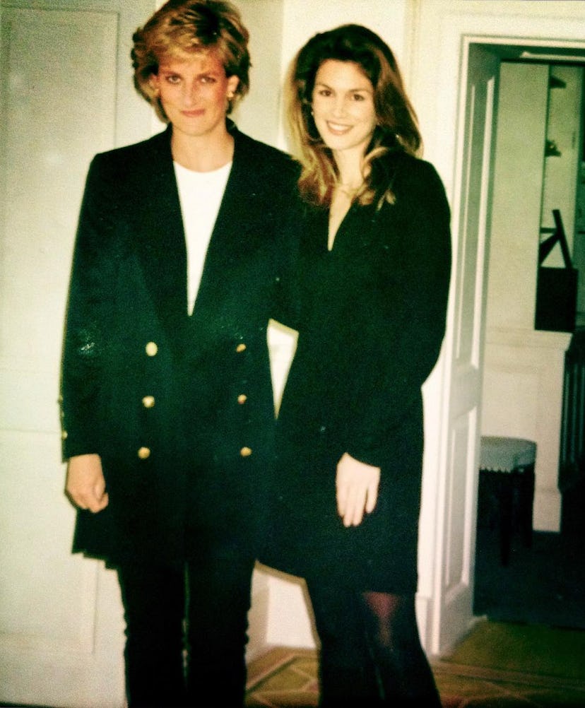 Cindy Crawford and Princess Diana