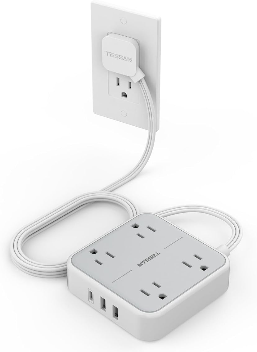 TESSAN Flat Power Strip