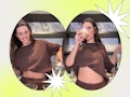 Kendall Jenner makes a martini with her 818 tequila.