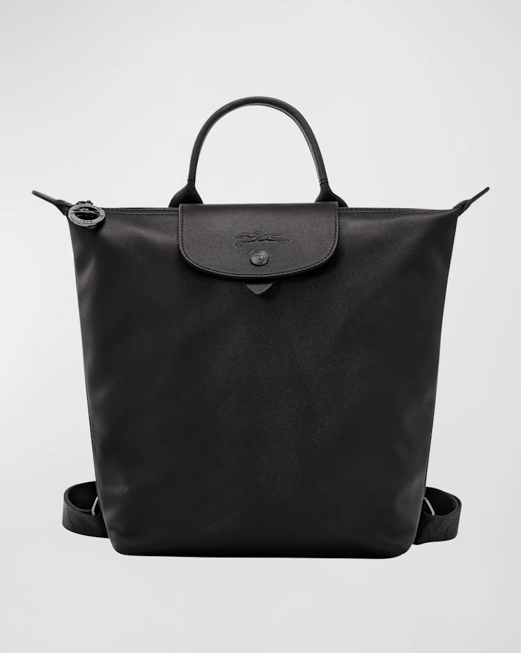Le Pliage Xtra Leather Backpack