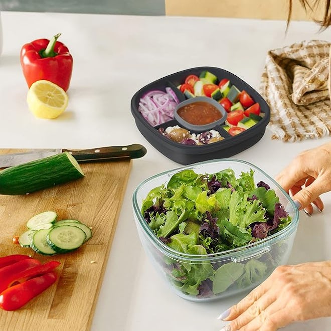 Bentgo Glass All-in-One Salad Container
