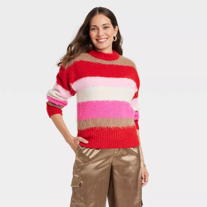 Brushed Pullover Sweater