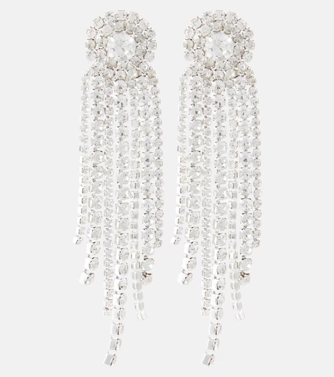 Mariella Crystal-Embellished Drop Earrings