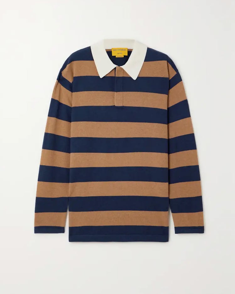 Rugby oversized striped cashmere sweater