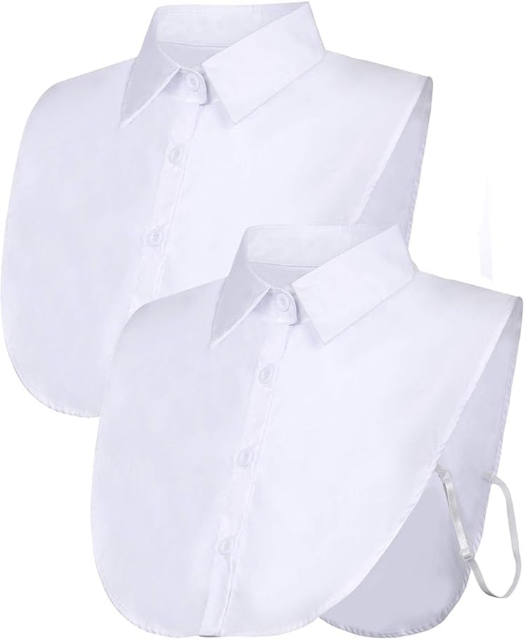 Tatuo Fake Collar Detachable Blouse (2-Pieces)