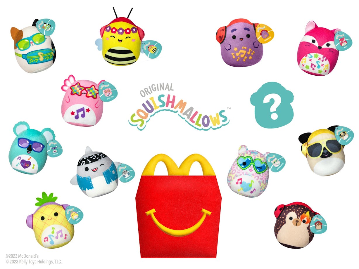 McDonald's Squishmallow Happy Meals Toys Have Arrived & They're Adorable
