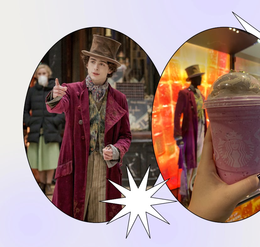 I tried the Wonka Frappuccino at the Warner Bros. Studio Tour Starbucks.
