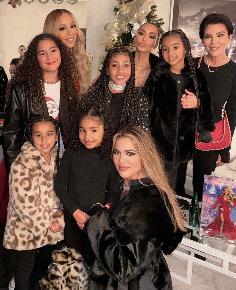 The Kardashian-Jenners celebrated Christmas by attending a 2023 Mariah Carey holiday concert.