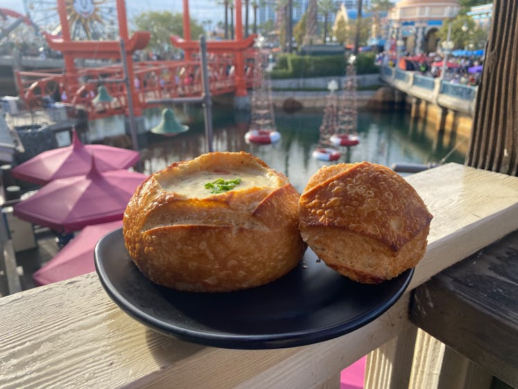 The San Fransokyo Clam Chowder is one of the best things to eat at Disneyland. 
