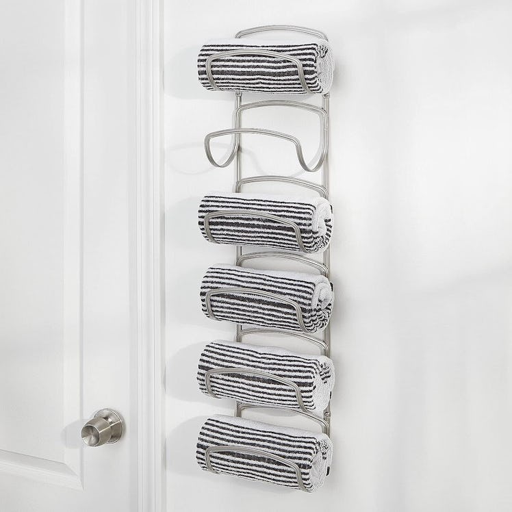 mDesign Towel and Wine Holder