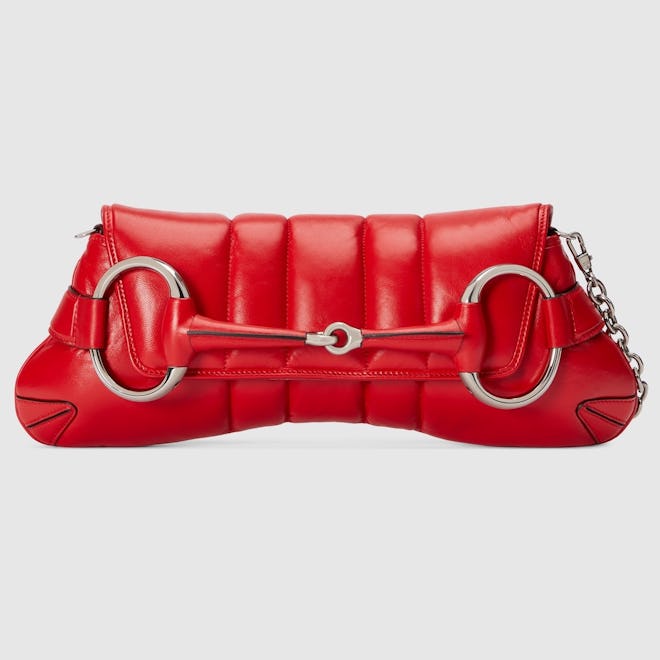 Horsebit Chain Medium Shoulder Bag
