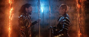 Jason Momoa and Patrick Wilson in Aquaman
