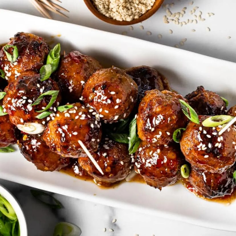 chile lime party meatballs