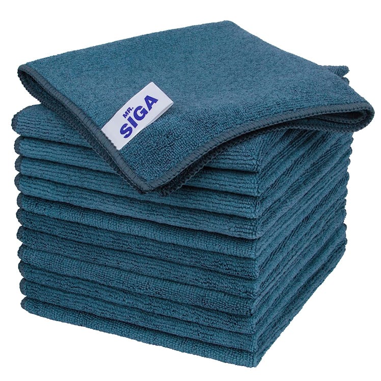 MR. SIGA Microfiber Cleaning Cloths (12-Pack)