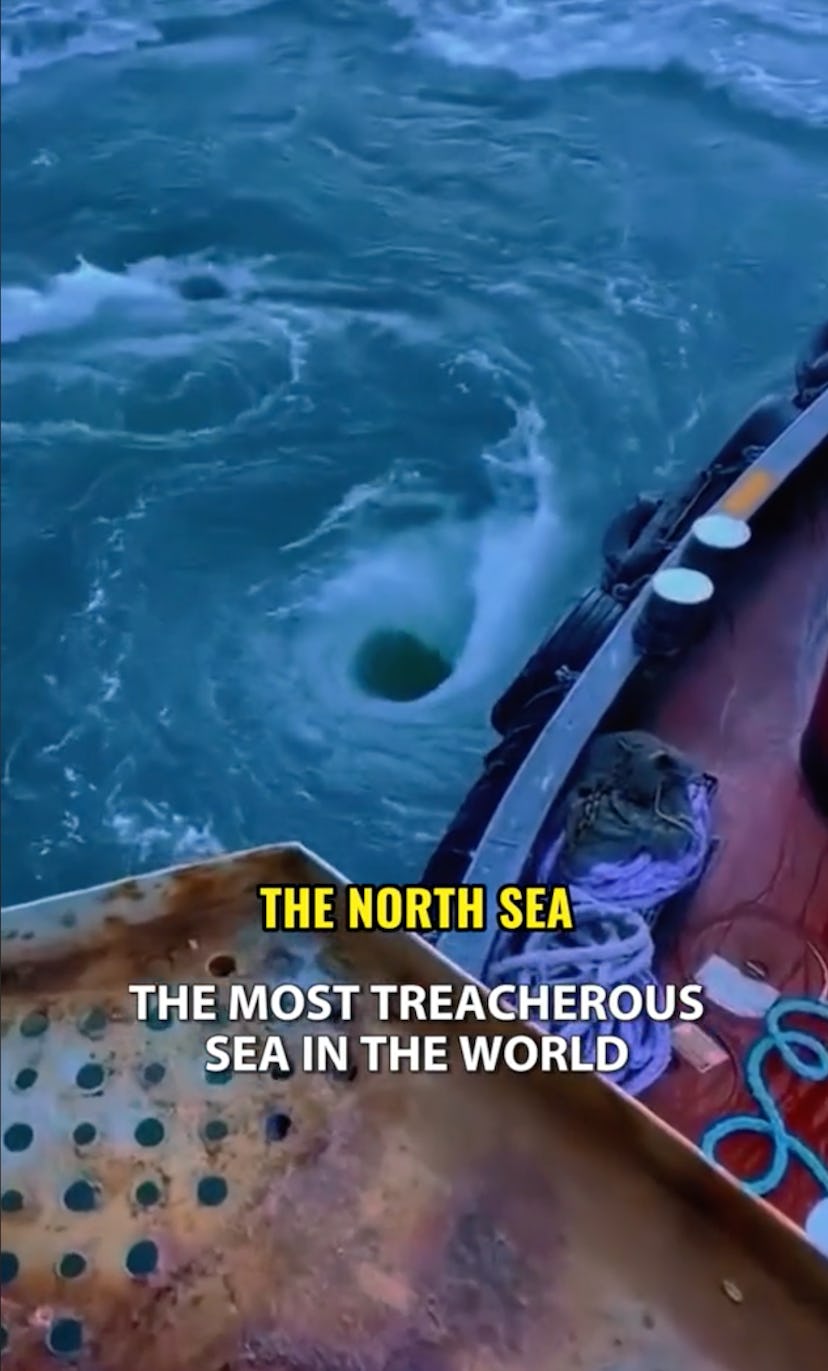 The treacherous North Sea has taken over TikTok.