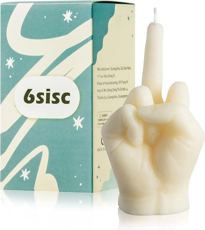6sisc Middle Finger Scented Candle