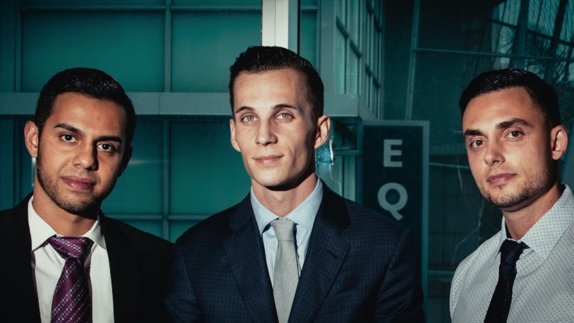 The co-founders of 'Centra Tech.' Photo via Netflix