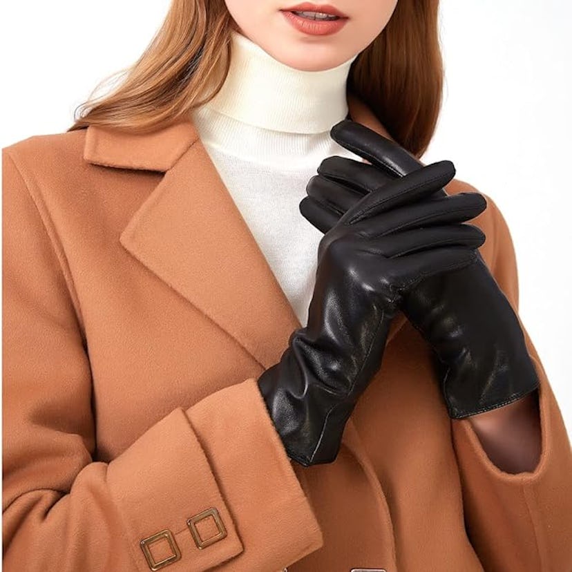 ZLUXURQ Italian Leather Gloves
