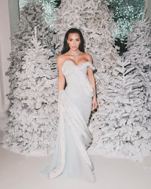 Kim Kardashian's holiday party decor