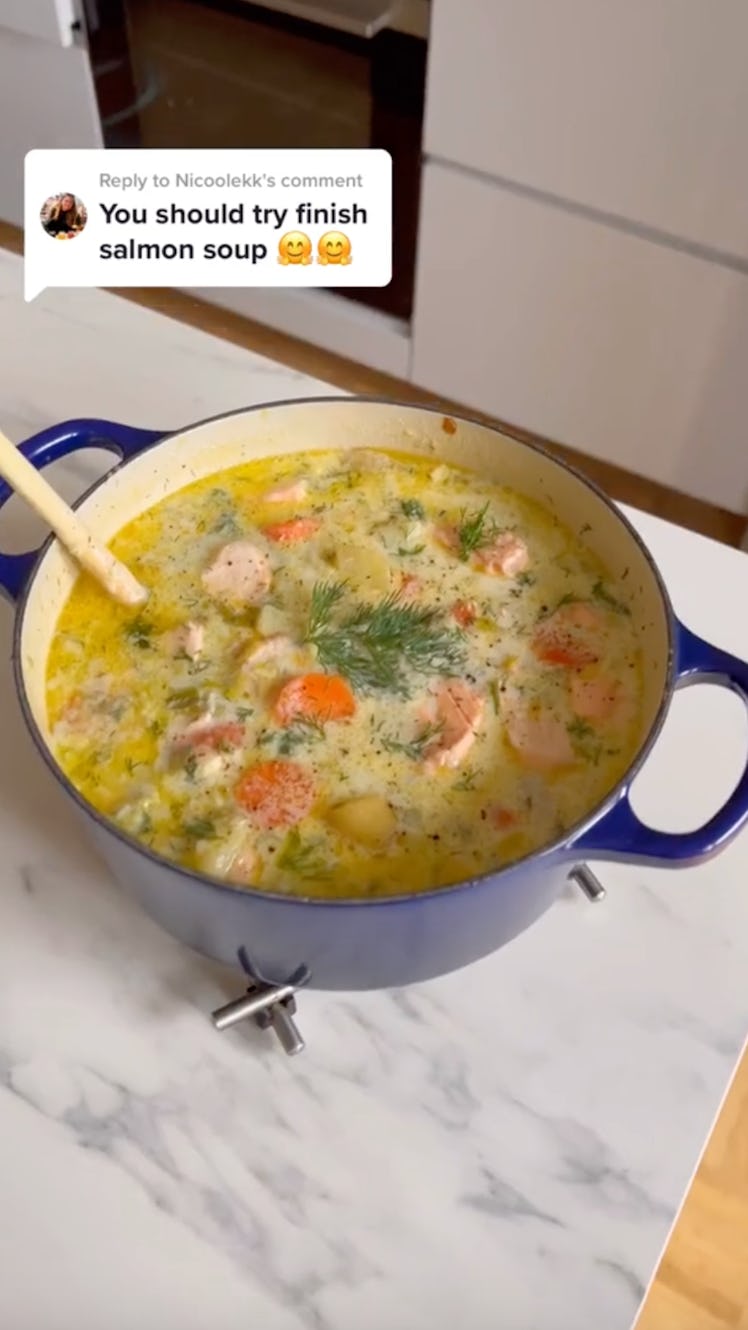 This Finnish salmon soup is a delicious soup recipe for the winter. 