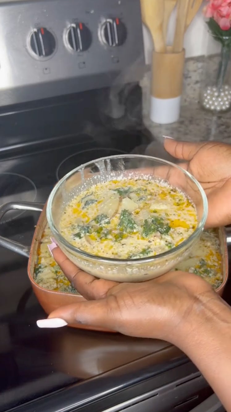 TikTok has a dupe of Olive Garden's zuppa toscana, which is a great soup recipe for the winter. 