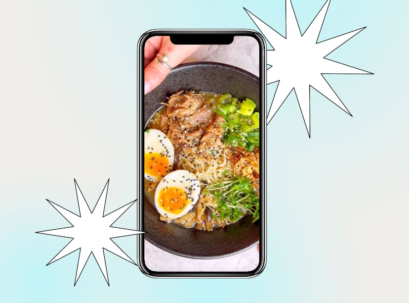 TikTok has soup recipes for the winter, like this duck ramen. 