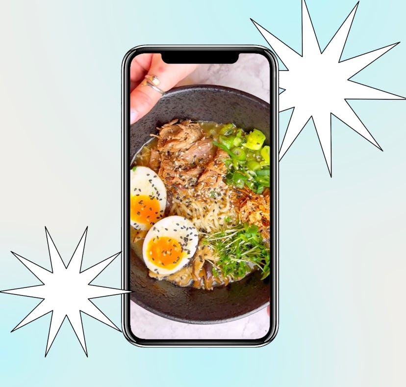 TikTok has soup recipes for the winter, like this duck ramen.