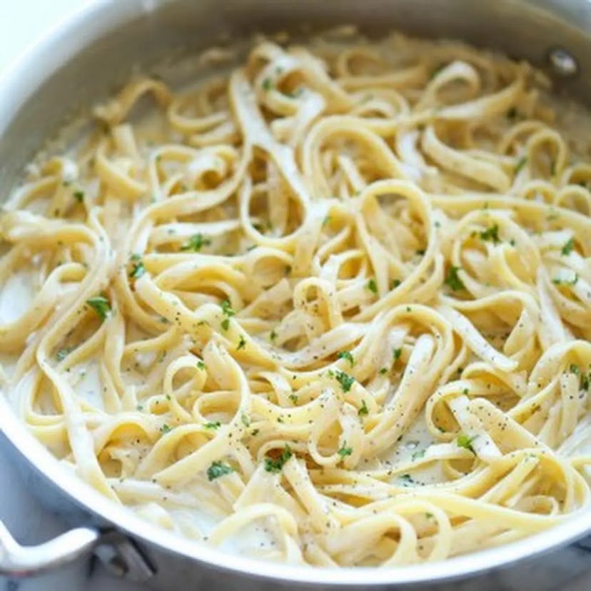 one-pot garlic parmesan pasta