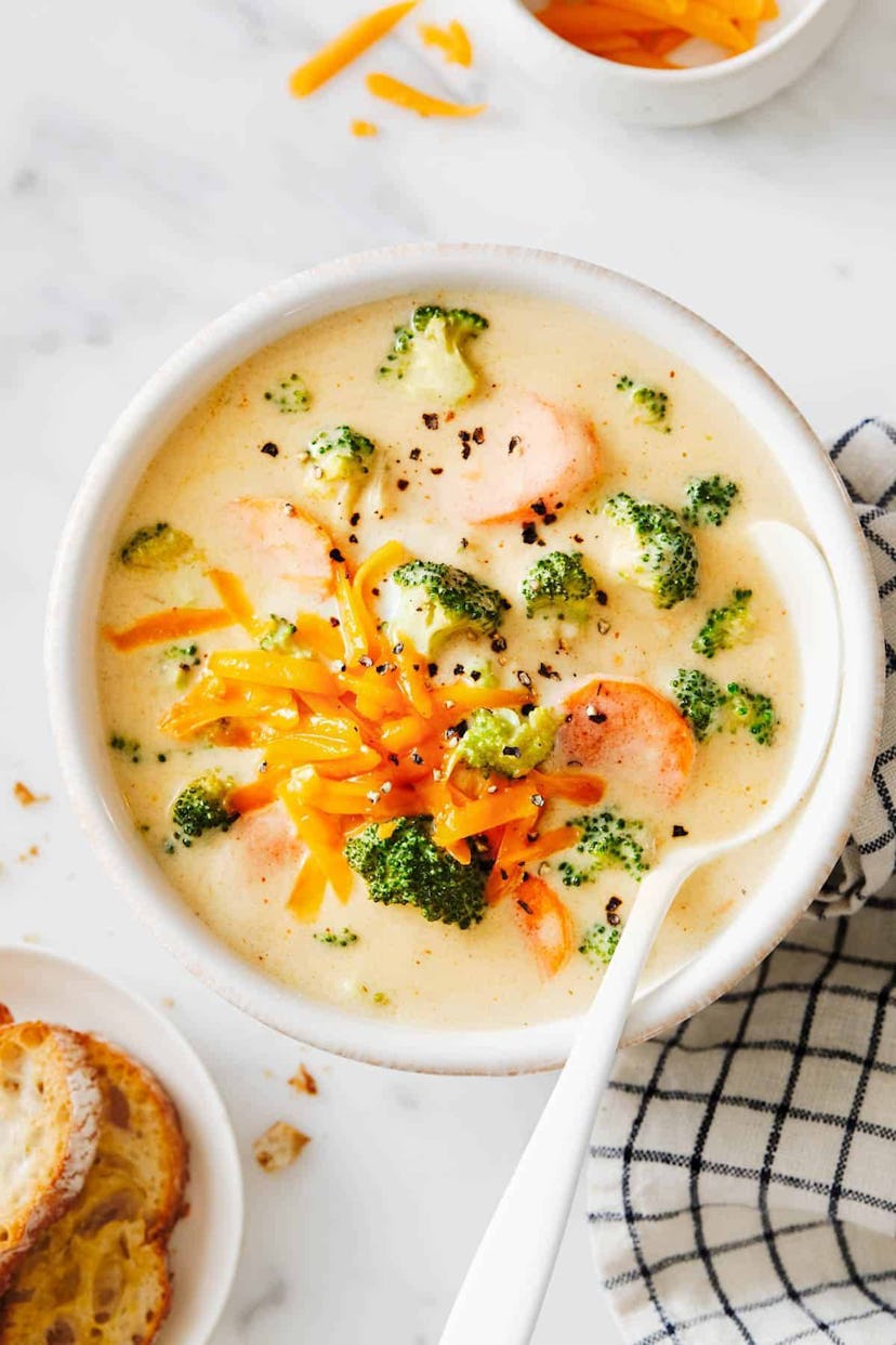 broccoli-cheese soup