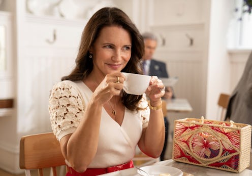 Kristin Davis reacted to Jonathan Scott wearing a plaid onesie like Charlotte's from 'And Just Like ...