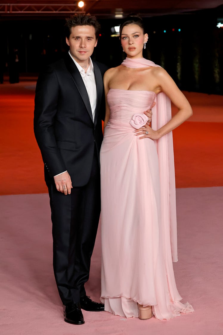 Brooklyn Beckham and Nicola Peltz attend the 3rd Annual Academy Museum Gala at Academy Museum of Mot...