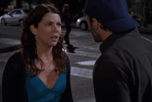 Lorelai and Luke's fight on 'Gilmore Girls' Season 6. Screenshot via Netflix