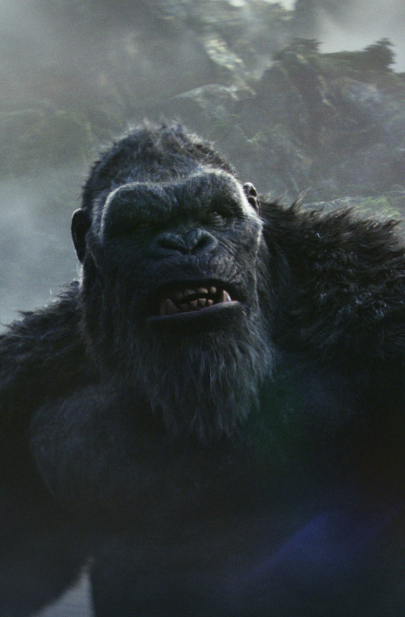 Kong wields his battle axe in Godzilla x Kong: The New Empire