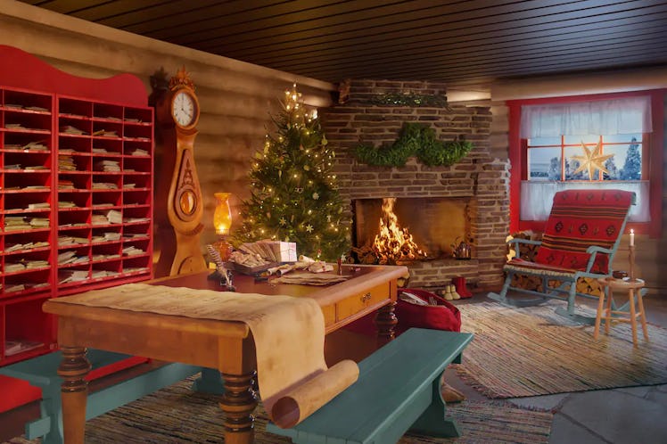 Santa’s cabin is on Airbnb for a free booking in Rovaniemi, Finland.