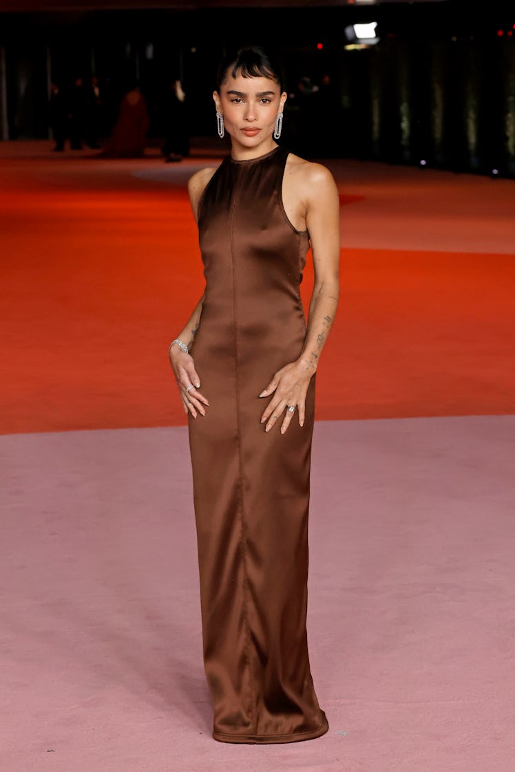 Zoë Kravitz attends the 3rd Annual Academy Museum Gala at Academy Museum of Motion Pictures on Decem...