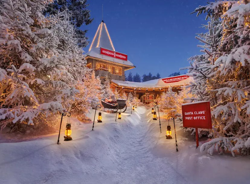 Santa Claus’ cabin is on Airbnb for a visit to Rovaniemi in Finland.