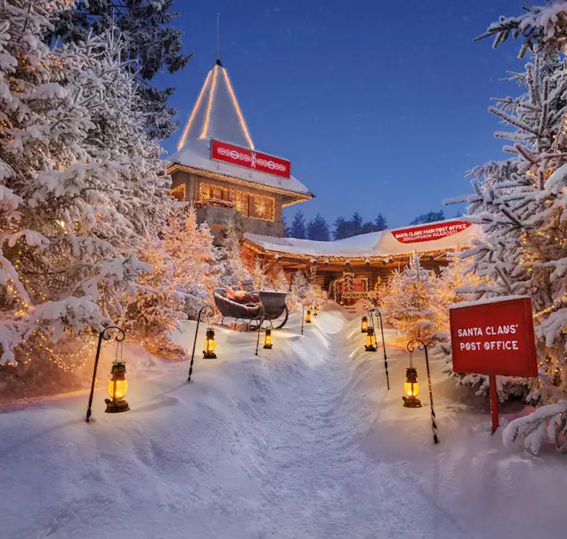Santa Claus’ cabin is on Airbnb for a visit to Rovaniemi in Finland.