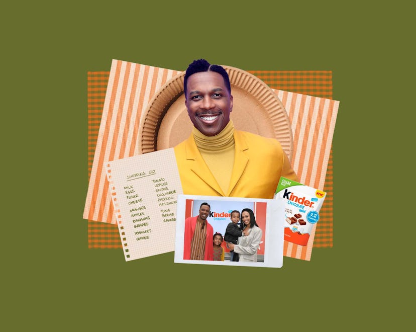 An interview with Leslie Odom Jr. about his wife, kids, and family dinner traditions.