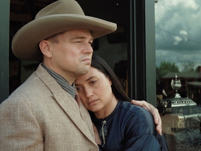 Leonardo DiCaprio and Lily Gladstone in 'Killers of the Flower Moon'