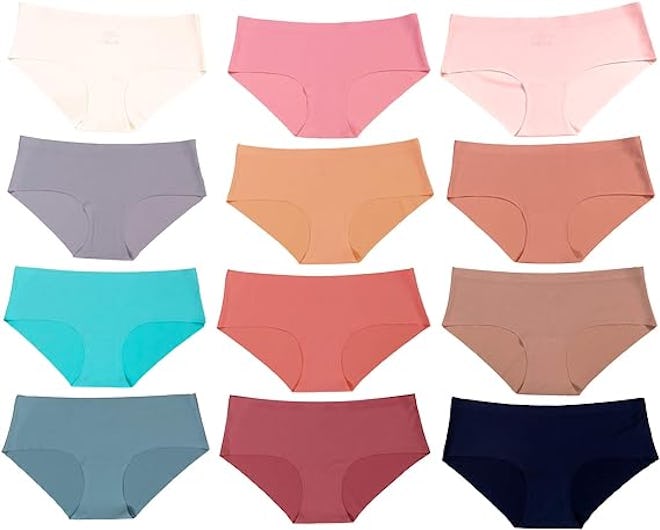 Alyce Intimates Laser-Cut Bikini Underwear (12-Pack)