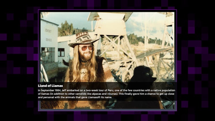 screenshot from Llamaoft: The Jeff Minter Story