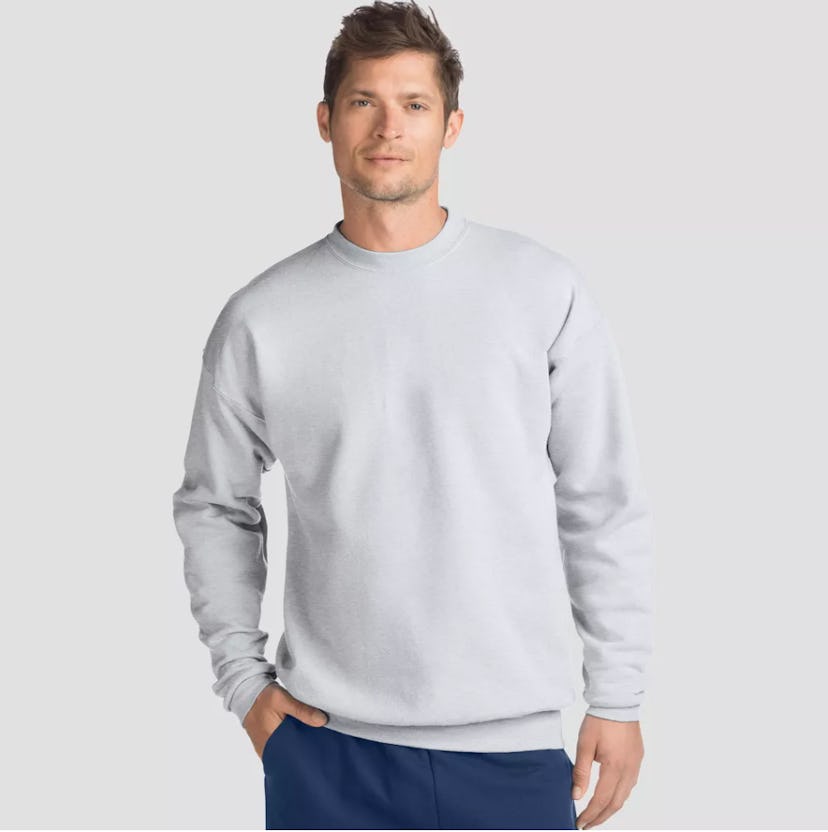 Hanes Men's EcoSmart Fleece Crew Neck Sweatshirt