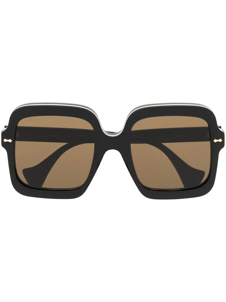 Oversize Square-Frame Sunglasses