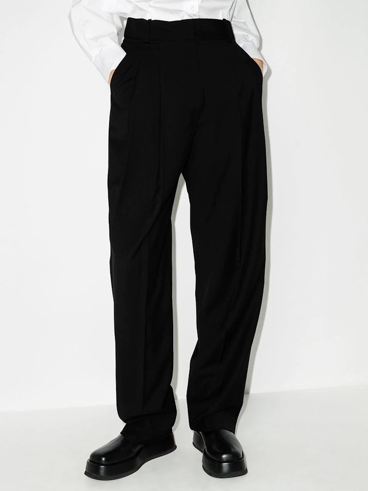 Gelso High-Waisted Darted Trousers